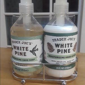 Trader Joe’s Pine Scented Hand Soap And Lotion Set